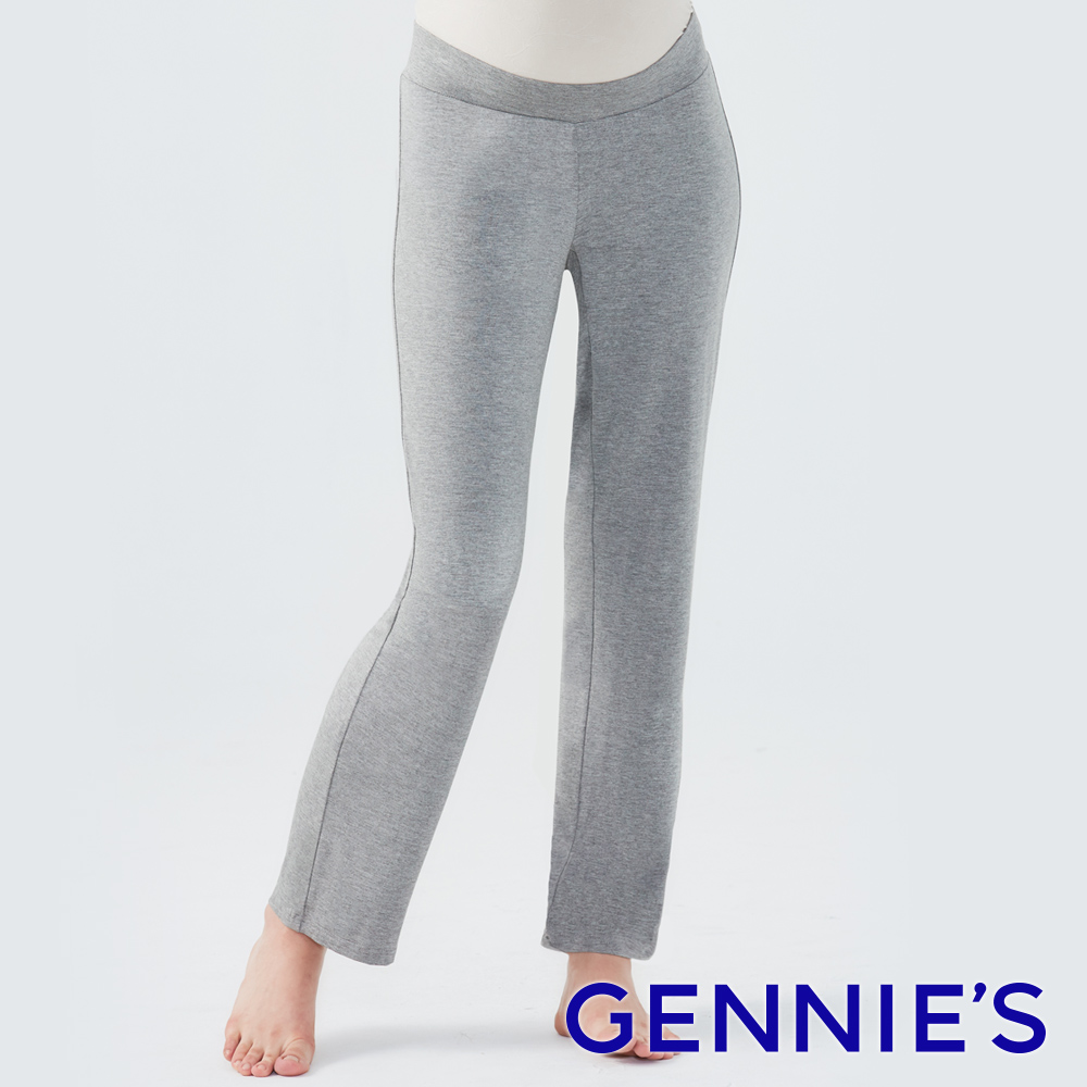 Gennies奇妮 慵懶甜美寬褲-深灰(TPA31)