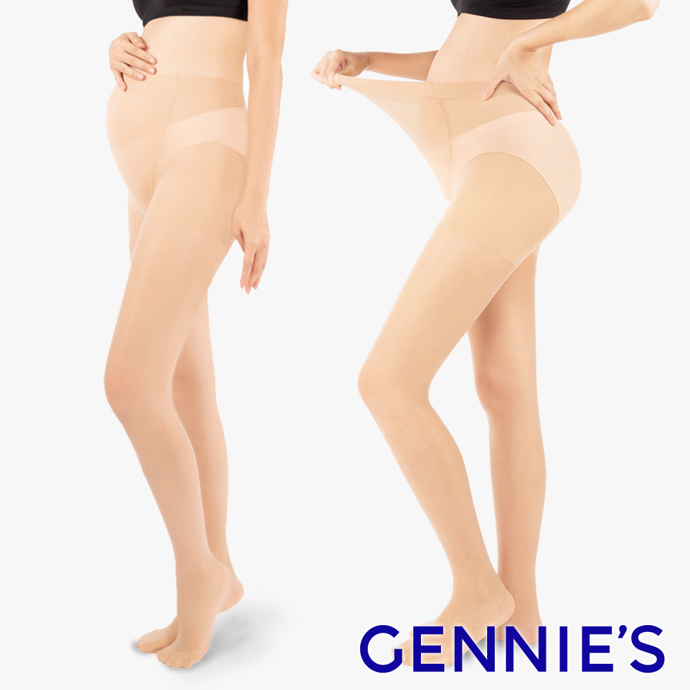 Gennies奇妮 輕盈透膚孕婦絲襪(膚GM28)