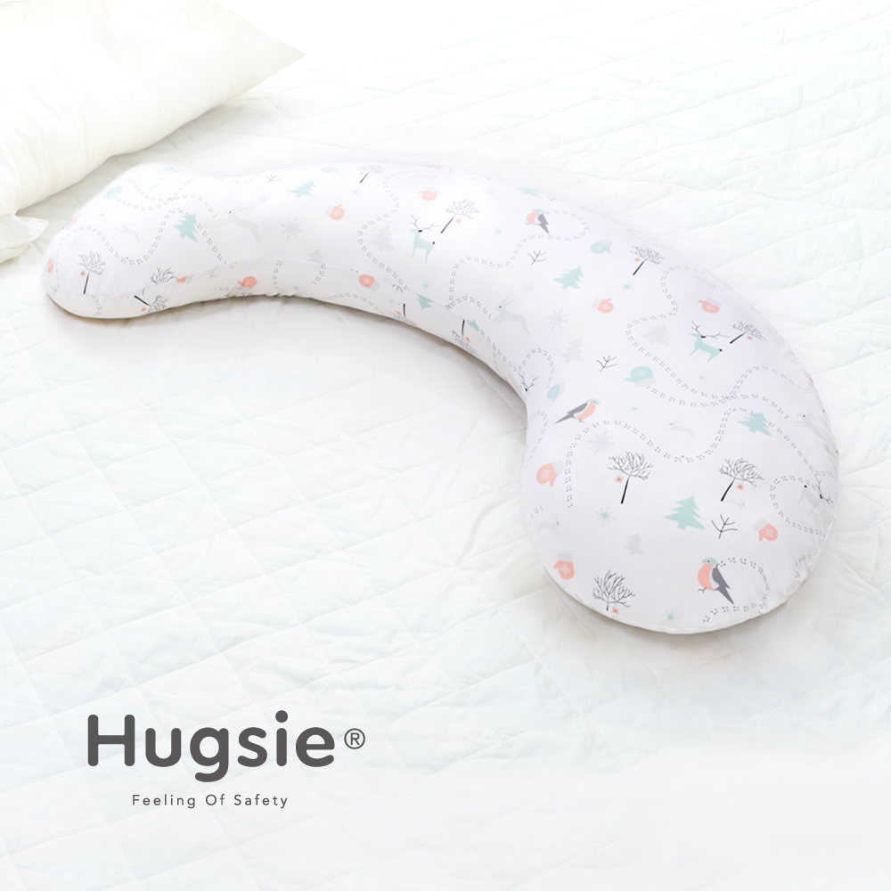 Hugsie接觸涼感圖紋系列孕婦枕-【防螨款】