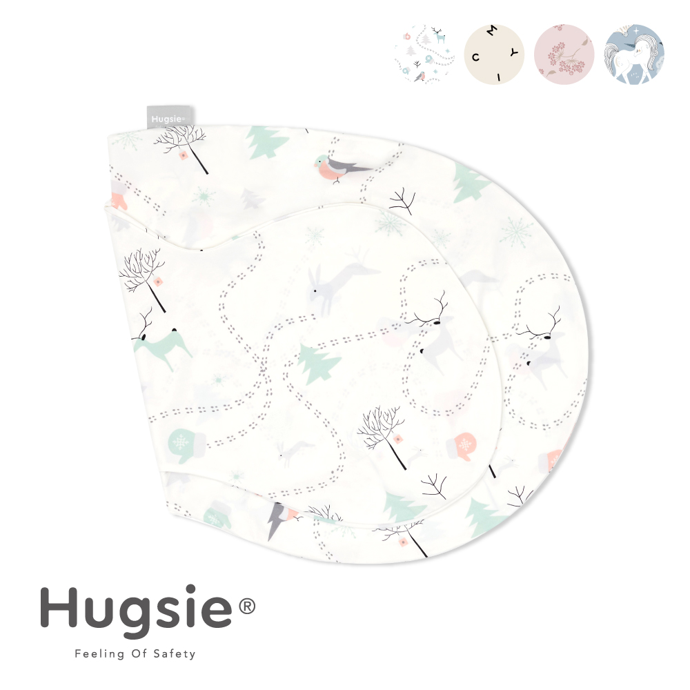 Hugsie接觸涼感圖紋系列枕套-[枕套單售 -【S-Size】建議身高158CM以下媽咪選用