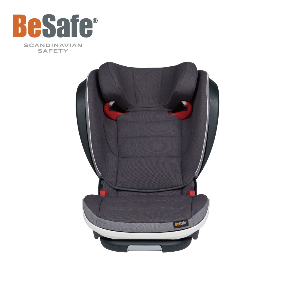 【BeSafe】iZi Flex FIX 成長型兒童汽車安全座椅(精靈灰)