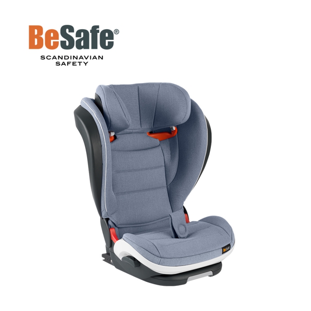 【BeSafe】iZi Flex FIX 成長型兒童汽車安全座椅(雲霧藍)