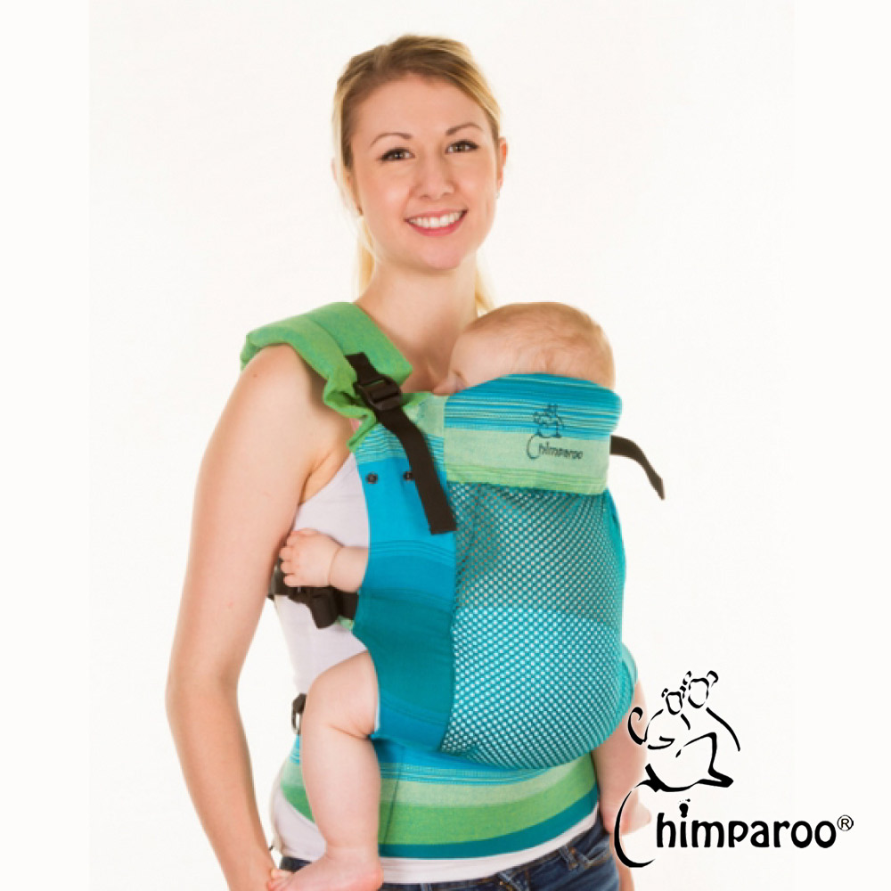 加拿大 Chimparoo Trek Air-O 透氣嬰兒揹帶,萊姆