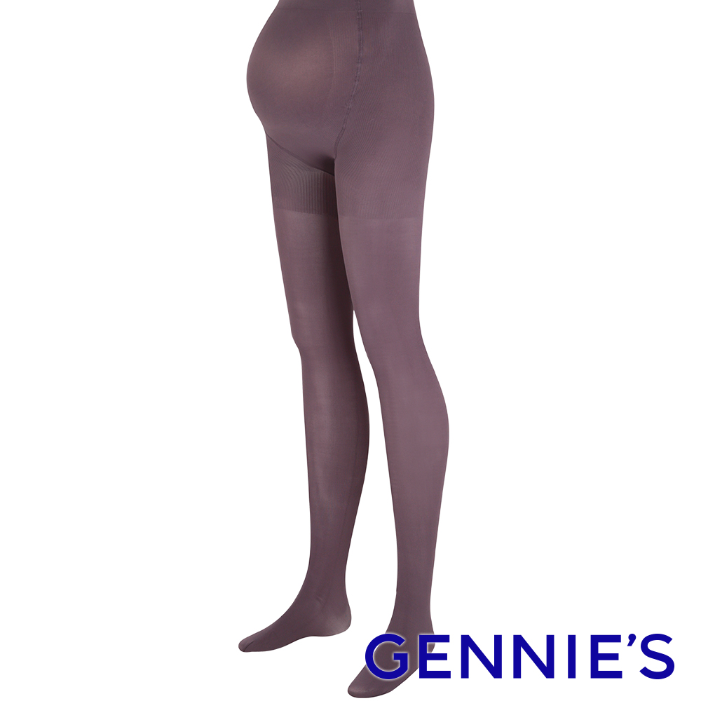 Gennies奇妮 秋冬彈性孕婦專用褲襪(紫GM30)