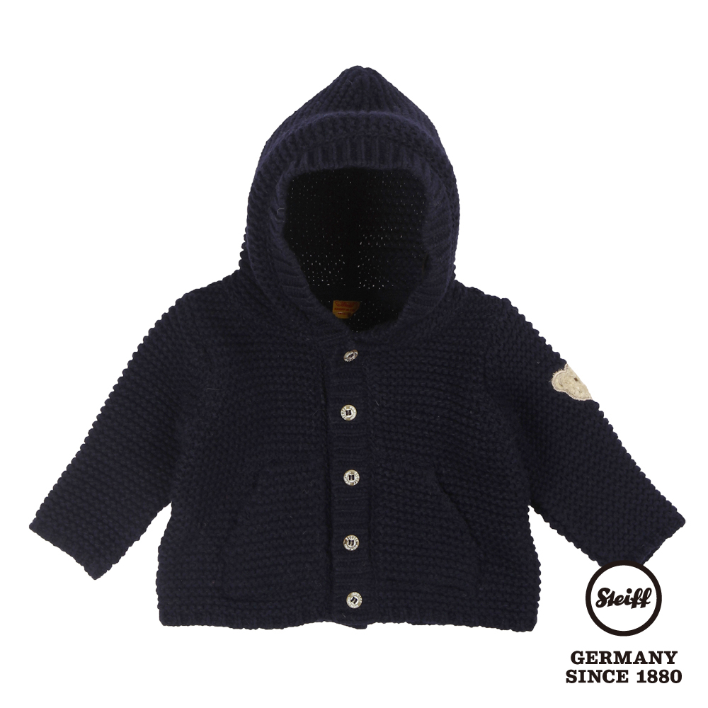 STEIFF德國精品童裝 - 長袖 連帽 針織 羊毛外套(43外套)