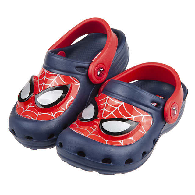 《布布童鞋》Marvel驚奇蜘蛛人藏青藍紅兒童布希鞋(16~21公分) [ B0Q502B