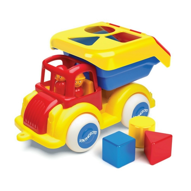 瑞典Viking Toys維京玩具-形狀分類卡車