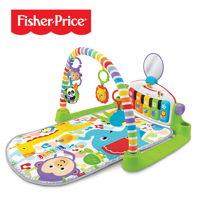 【奇哥】Fisher-Price 費雪 可愛動物鋼琴健身器