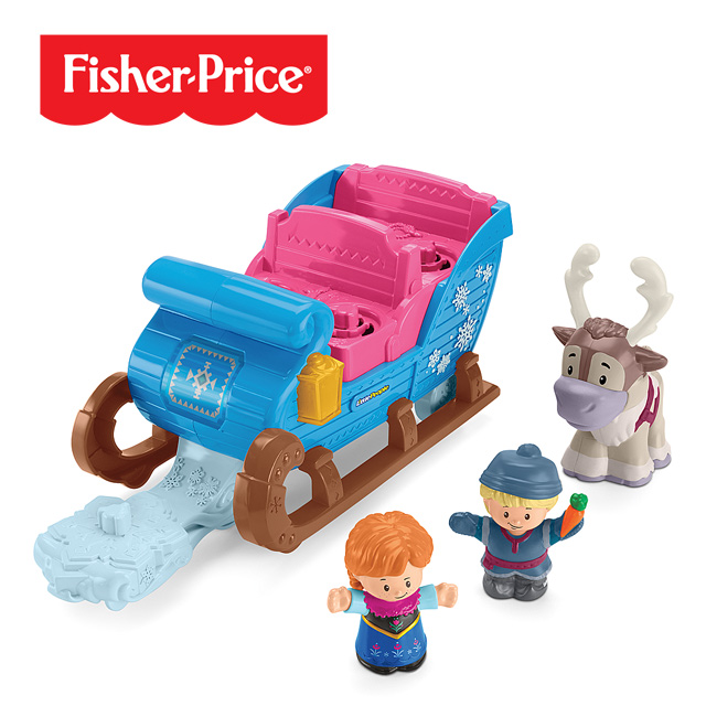【奇哥】Fisher-Price 費雪 冰雪奇緣雪橇組