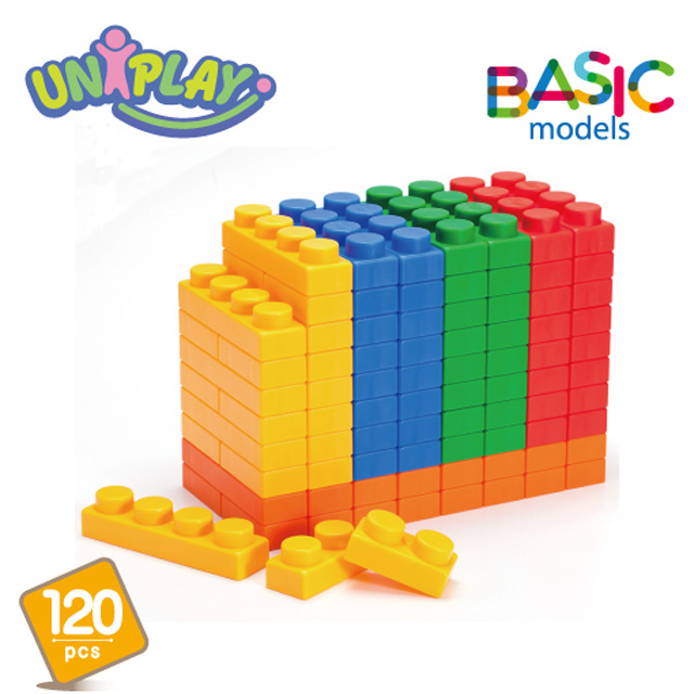 UNiPLAY抗菌軟積木BASIC款 120PCS