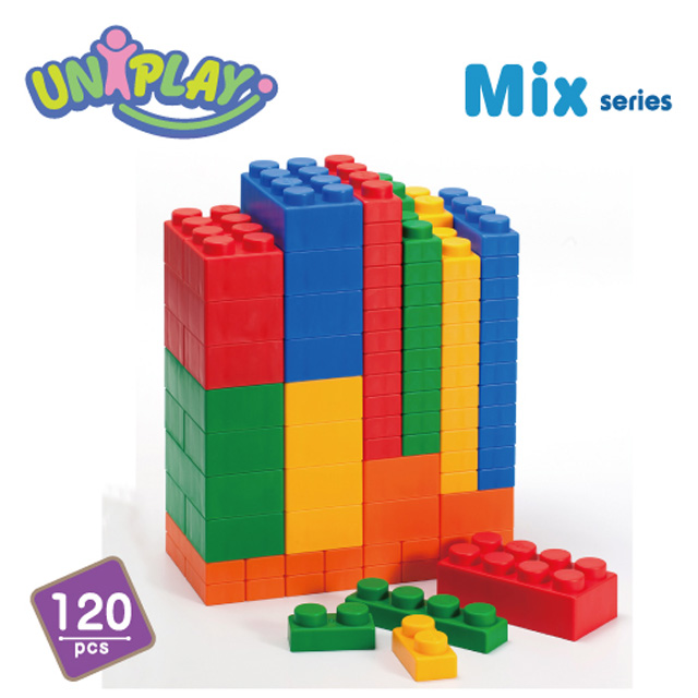 UNiPLAY抗菌軟積木 MIX款 120入