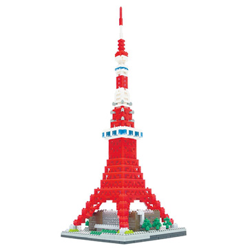 《Nano Block迷你積木》【世界主題建築系列】NB-022東京鐵塔DX豪華新版