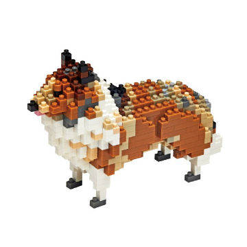 【Tico微型積木】動物狗系列-可麗牧羊犬 T-9404