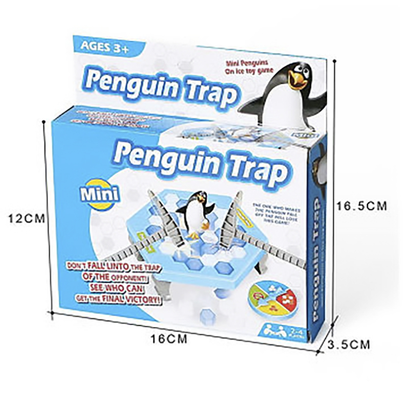 企鵝破冰企鵝敲冰 迷你版 親子桌遊 商檢合格R35222