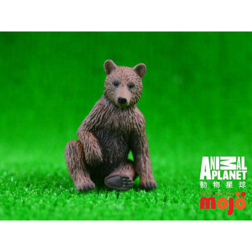 【MOJO FUN 動物模型】動物星球頻道獨家授權 - 灰棕幼熊