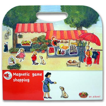 【BabyTiger虎兒寶】比利時 Egmont Toys 艾格蒙繪本風遊戲磁貼書 - 購物市集