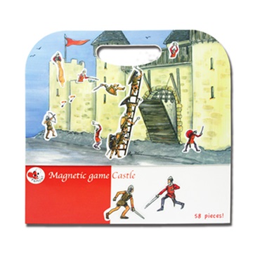 【BabyTiger虎兒寶】比利時 Egmont Toys 艾格蒙繪本風遊戲磁貼書 - 守護快樂城堡