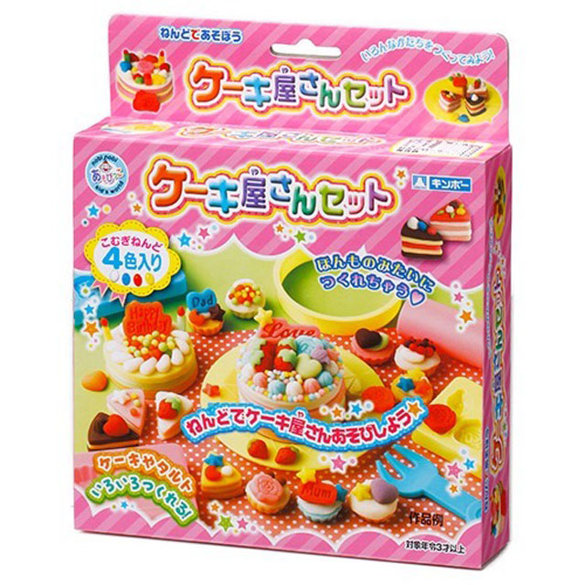 日本銀鳥 樂寶黏土4色組 蛋糕店組合 益智 教育玩具代理