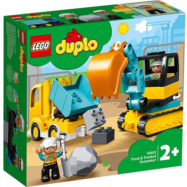 樂高積木 LEGO《 LT10931 》202006 Duplo 得寶系列 - 卡車 & 挖土機