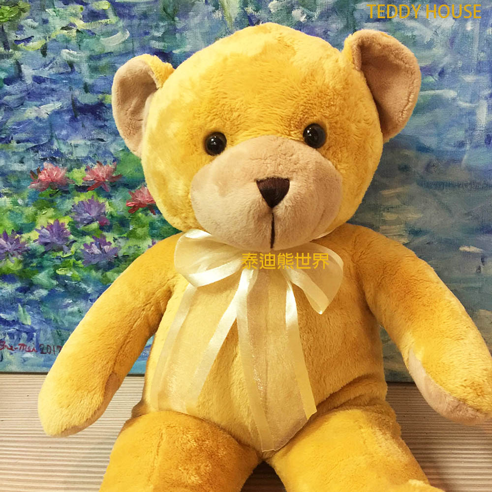 泰迪熊TEDDY HOUSE TEDDY BEAR可愛穿衣軟毛熊(棕)超柔軟~讚~給寶寶最佳玩