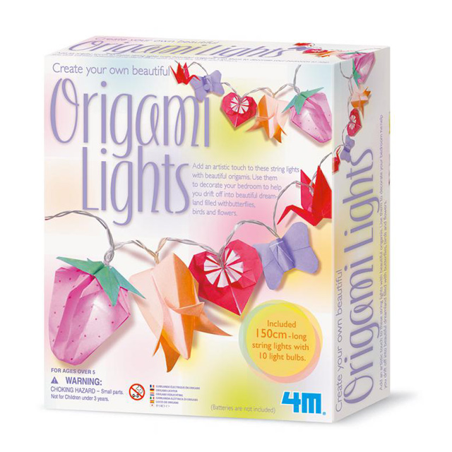 【4M】美勞創作系列 - 閃亮摺紙燈 Creat Your Own Beautiful Origami Lights 00-02761