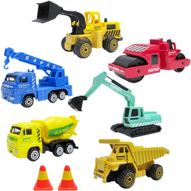 工程車玩具組玩具車小汽車模型玩具組6入 937565【小品館】
