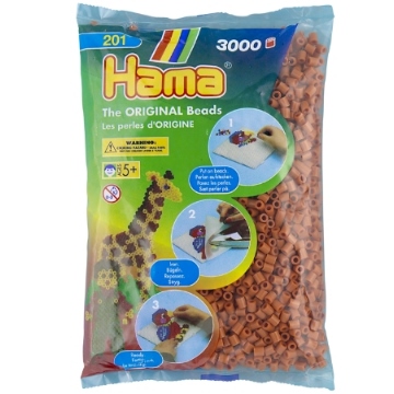 《Hama 拼拼豆豆》3,000顆拼豆補充包（21號摩卡）