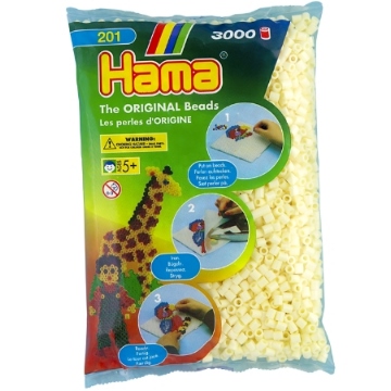 《Hama 拼拼豆豆》3,000顆拼豆補充包（2號乳白）