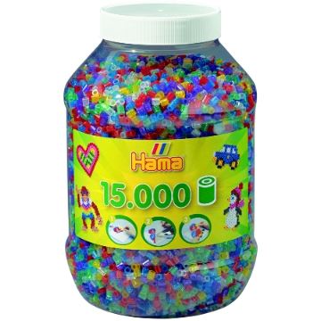 《Hama 拼拼豆豆》15,000顆拼豆補充罐（54號亮片混色）