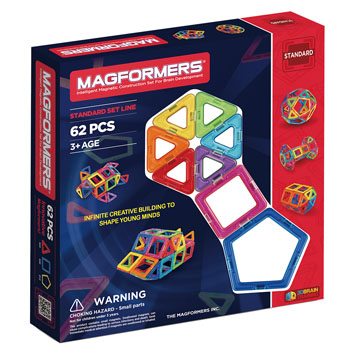 【Magformers 磁性建構片】磁性建構片-62片裝 ACT05601