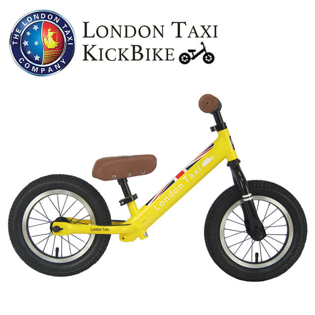 【升級款】London Taxi Kick Bike幼兒平衡滑步車 - 黃