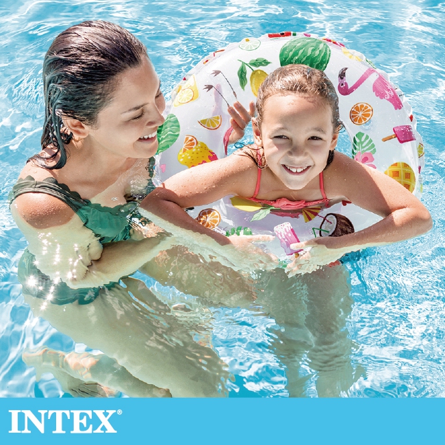 INTEX 海底世界游泳圈直徑51cm(圖案隨機) (59230)