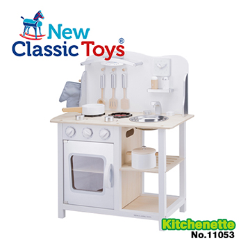 【荷蘭New Classic Toys】優雅小主廚木製廚房玩具 - 11053