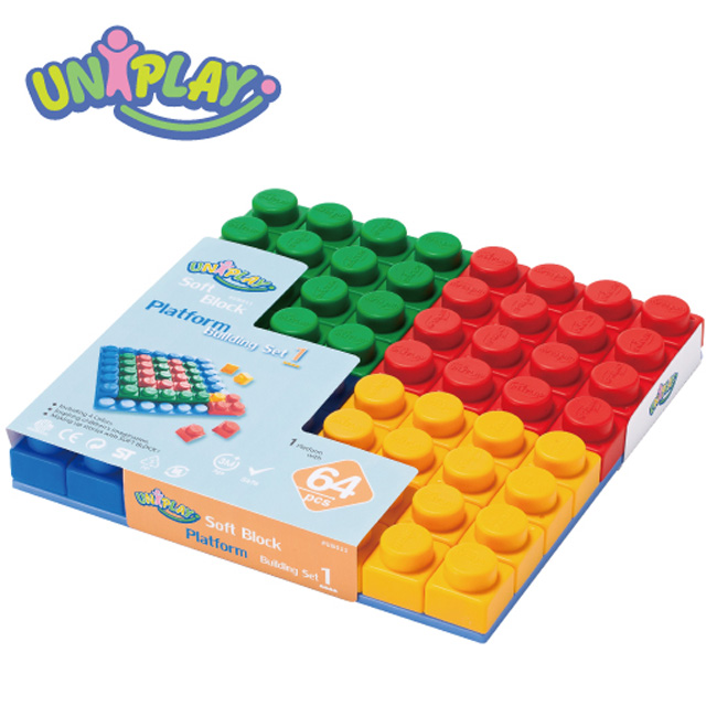 UNiPLAY抗菌軟積木 – 軟積木建築組合64入