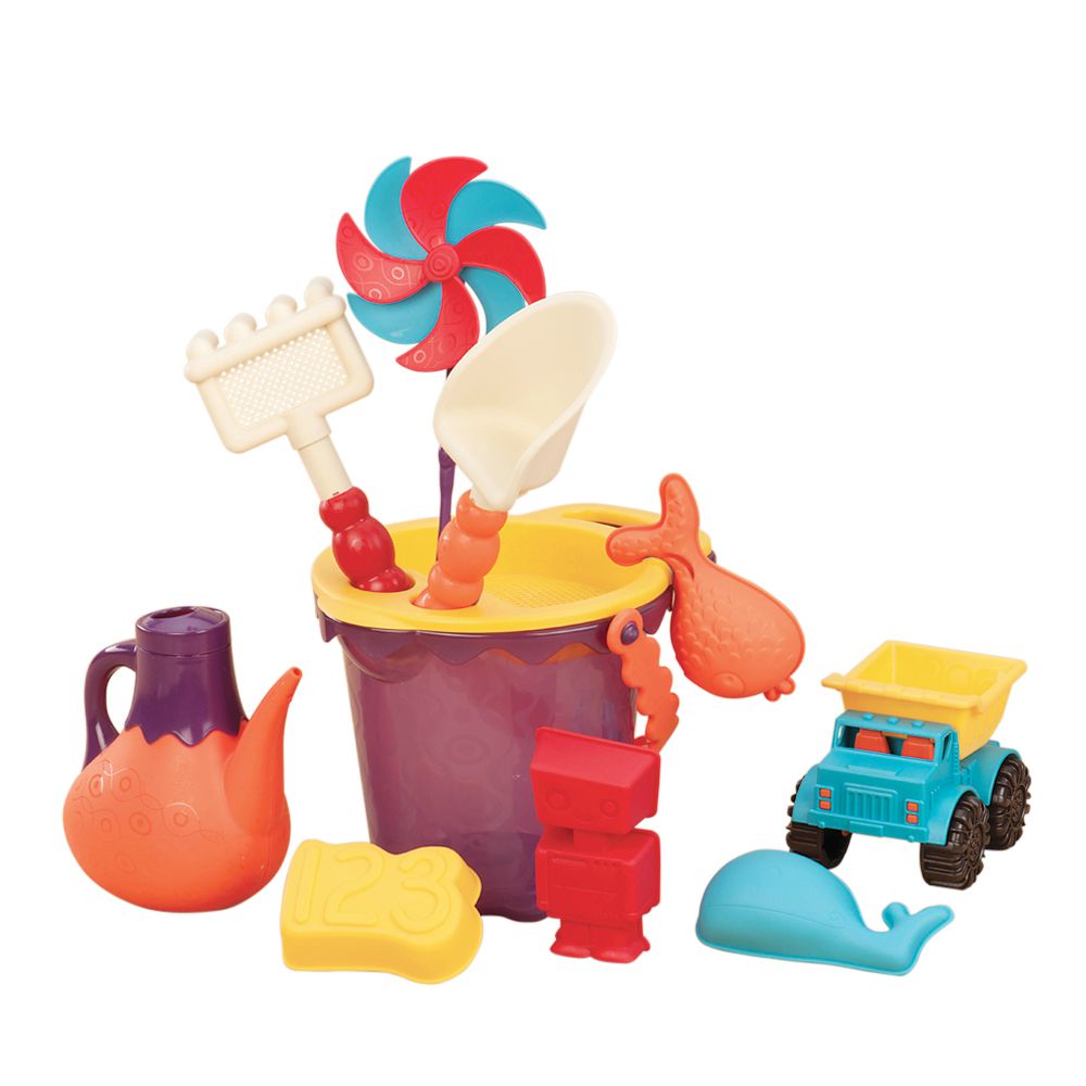 美國【B.Toys】感統玩具_光腳丫沙灘包 BX1308Z