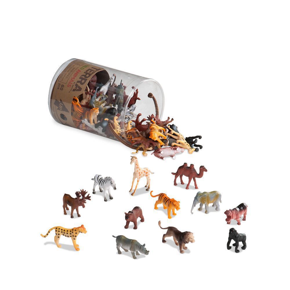 美國【B.Toys】感統玩具 battat TERRA 動物模型-野生動物 AN6004