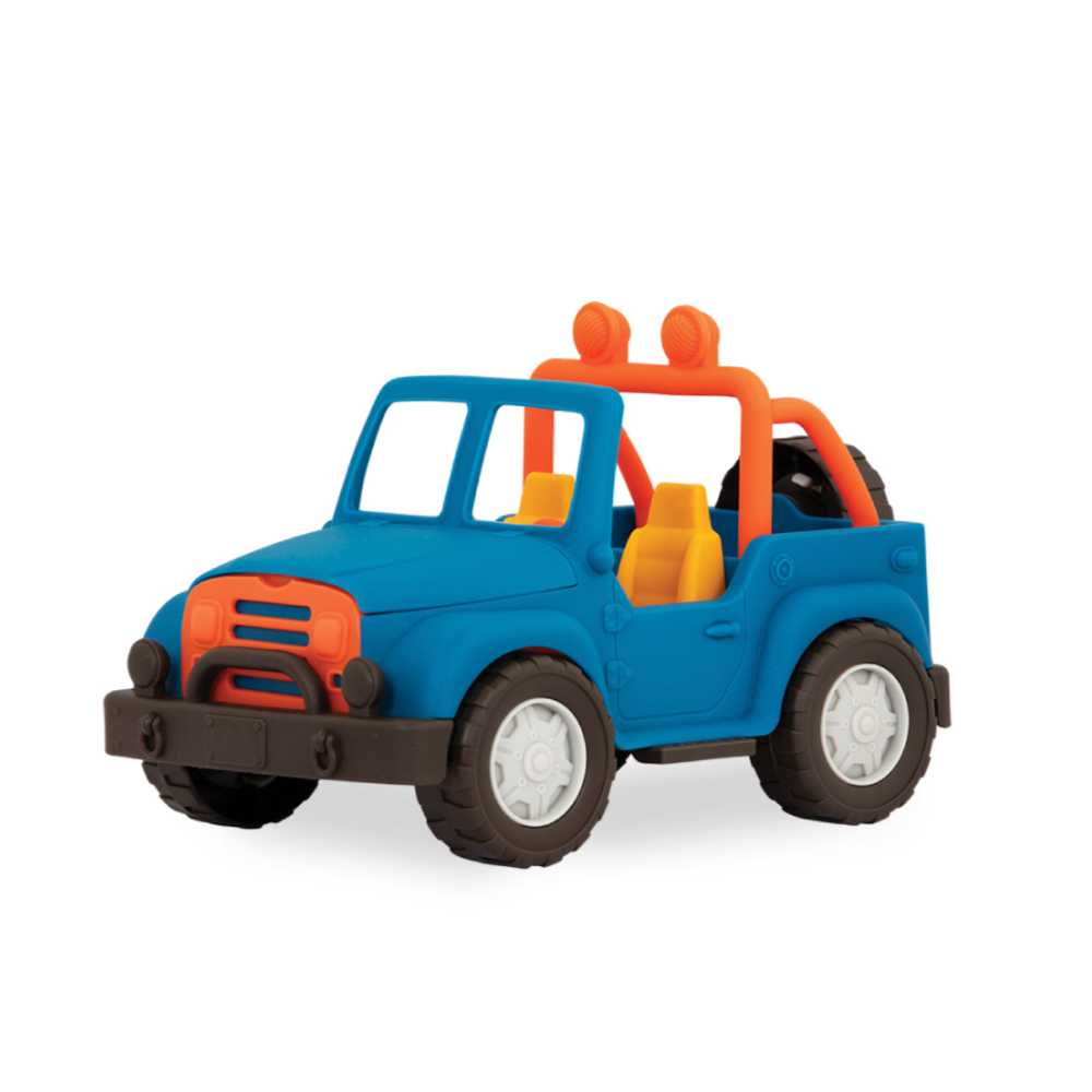 美國【B.Toys】感統玩具_搶風頭吉普車(藍) VE1021Z