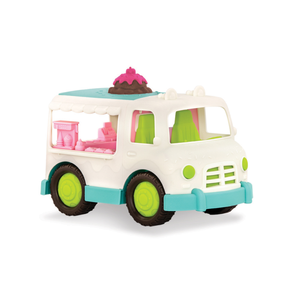 美國【B.Toys】感統玩具_甜奶油冰淇淋車 VE1022Z