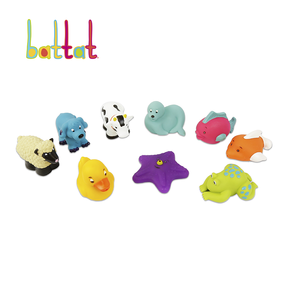 美國【B.Toys】海星與朋友們(9pcs)_Battat系列
