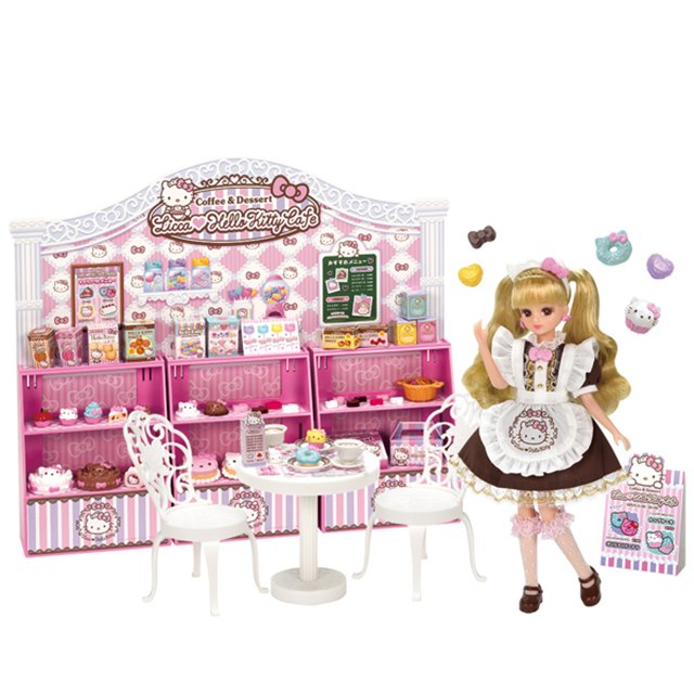 日本Licca 莉卡娃娃 KITTY粉紅甜點屋LA15169 TAKARA TOMY