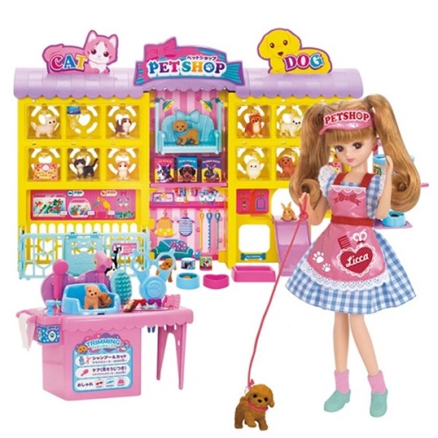 日本Licca 莉卡娃娃 莉卡寵物美容店豪華組 LA13949 TAKARA TOMY