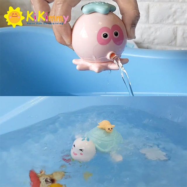 Kikimmy動物系寶寶洗澡玩具