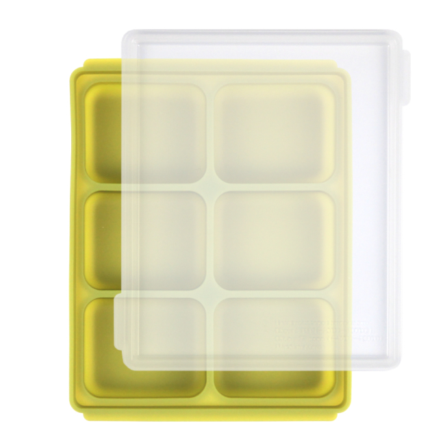 TgmFDA 白金矽膠 副食品冷凍分裝盒6格(45g)L