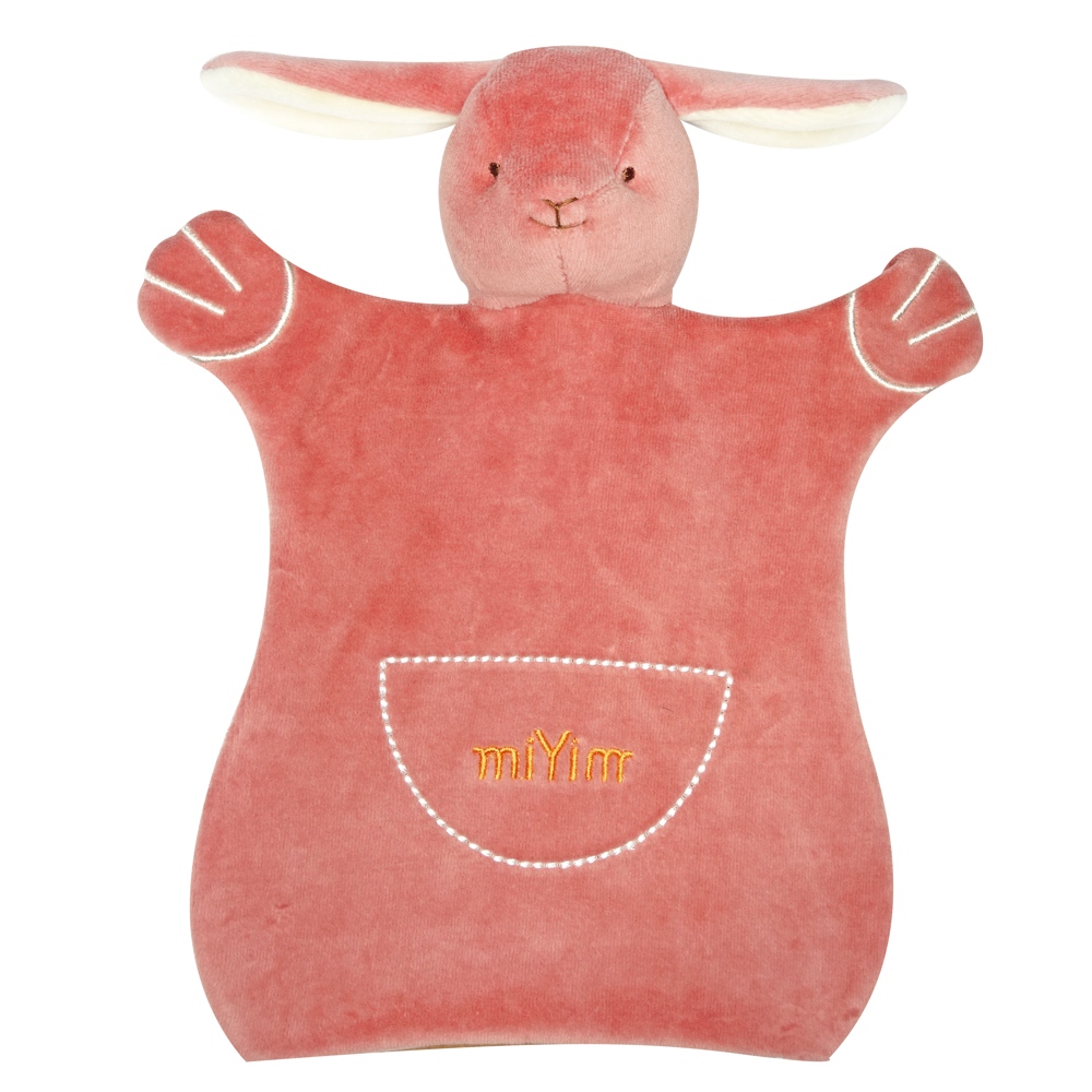 美國miYim有機棉 手偶安撫巾-邦妮兔兔