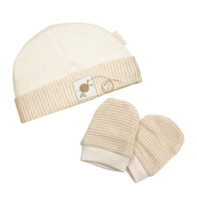 英國 Natures Purest 天然純綿-帽及手套套裝(0-3M)(MHHM0080611)