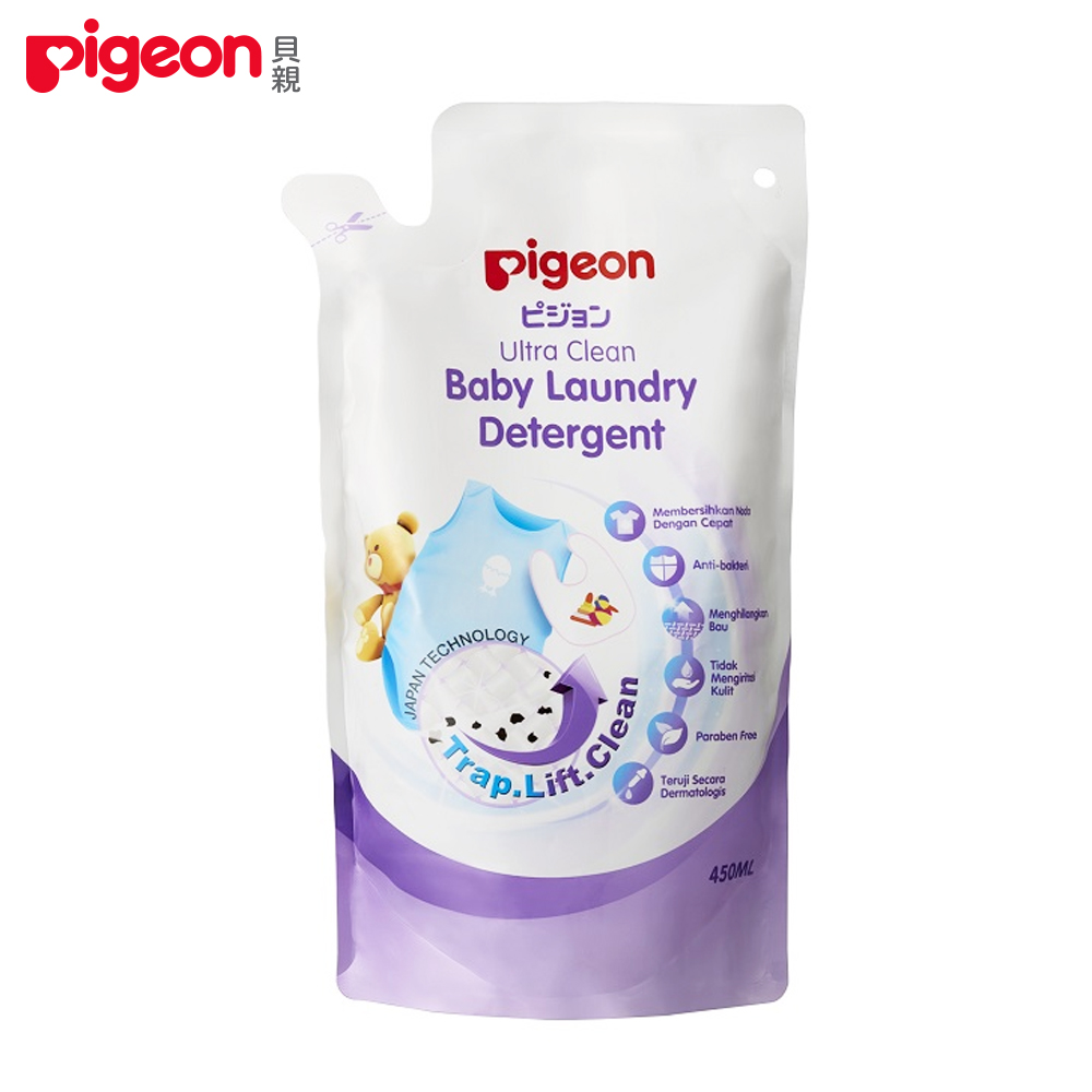 日本《Pigeon 貝親》嬰兒洗衣精補充包450ml