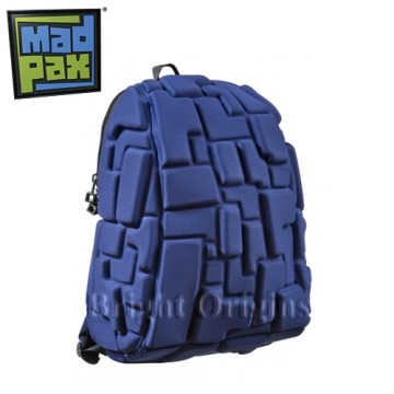 MadPax時尚造型包-積木包-中包(深藍)