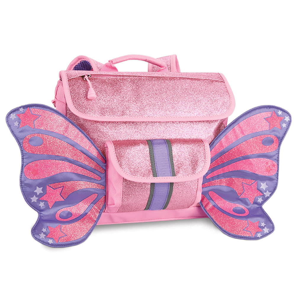 美國Bixbee - 飛飛童趣系列粉紅閃閃蝴蝶小童背包