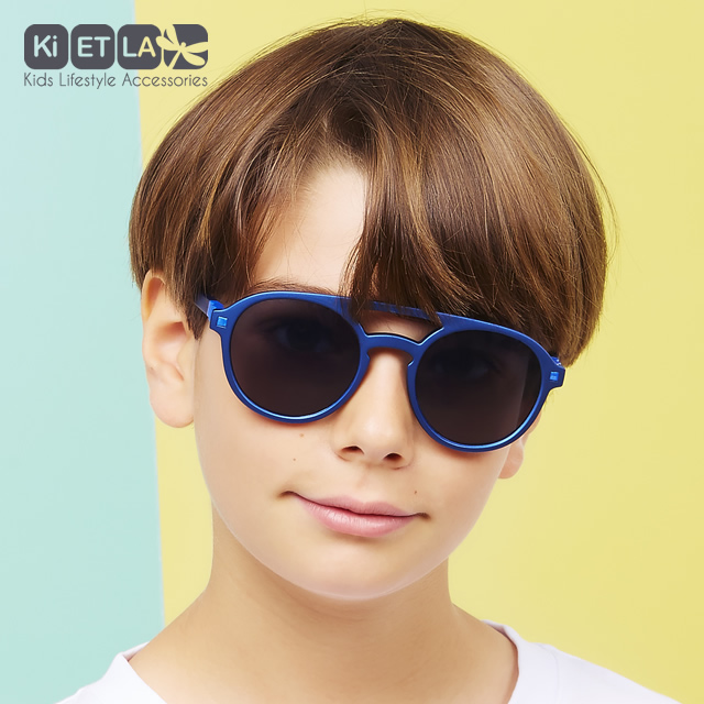 法國KiETLA-Pizz飛行員幼童偏光太陽眼鏡(湛藍)