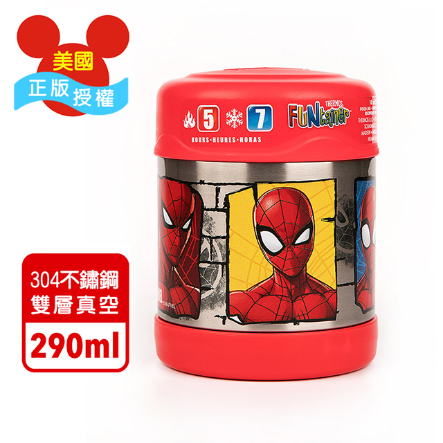 【美國膳魔師THERMOS】蜘蛛人 迪士尼不鏽鋼悶燒罐300ML